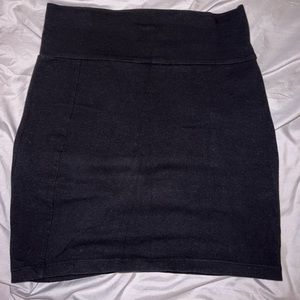 Black pencil skirt